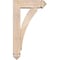 Ekena Millwork Thorton Arts and Crafts Smooth Bracket w/ Offset Brace, Douglas Fir, 5 1/2"W x 16"D x 28"H BKT0604X16X28THR03SDF - alternate 2